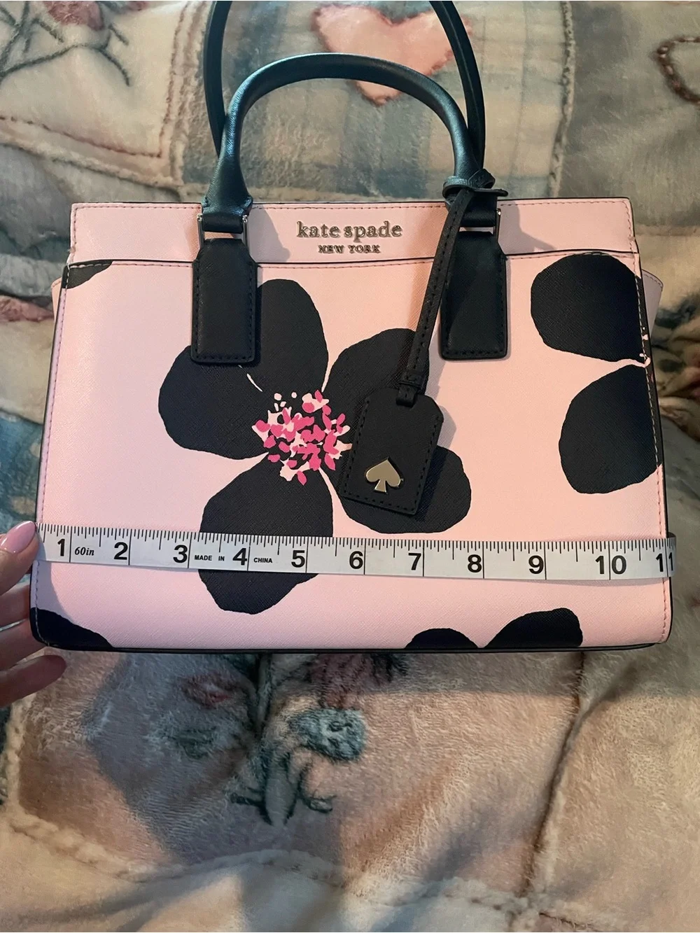 Kate Spade Cameron Grand Flora Crossbody Mini Satchel with Matching Wallet (Set)